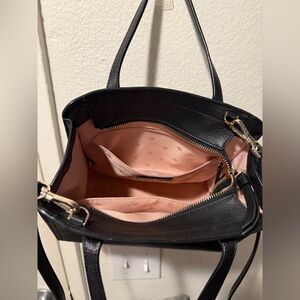 Kate Spade Black Tote with Pink Interior